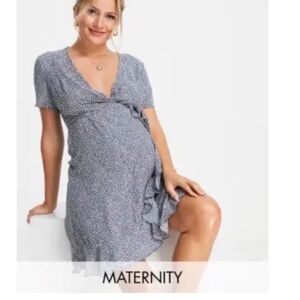☀️ Mock Tie-Waist Maternity Sundress ☀️
